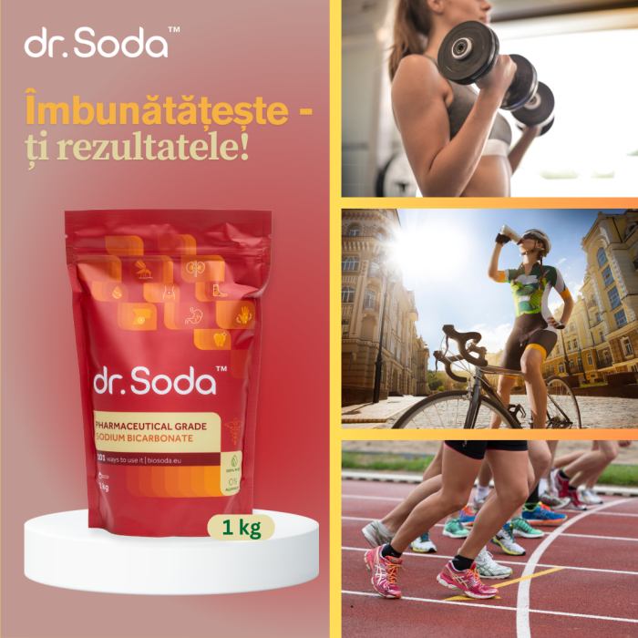 Bicarbonat de sodiu – grad farmaceutic 1 kg Dr. Soda [2]