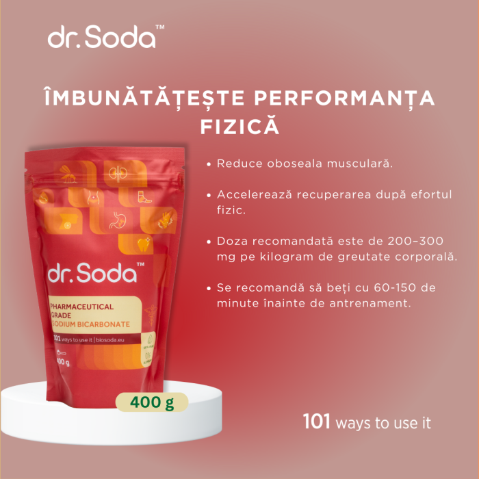 Bicarbonat de sodiu – grad farmaceutic 400 g Dr. Soda [2]