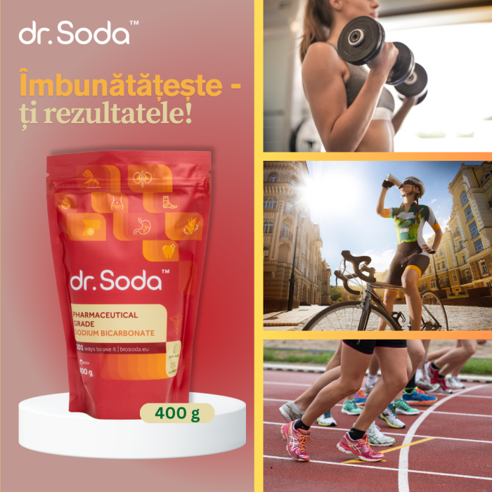 Bicarbonat de sodiu – grad farmaceutic 400 g Dr. Soda [3]