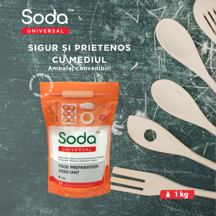 Bicarbonat de sodiu universal 1 kg Sodă [3]