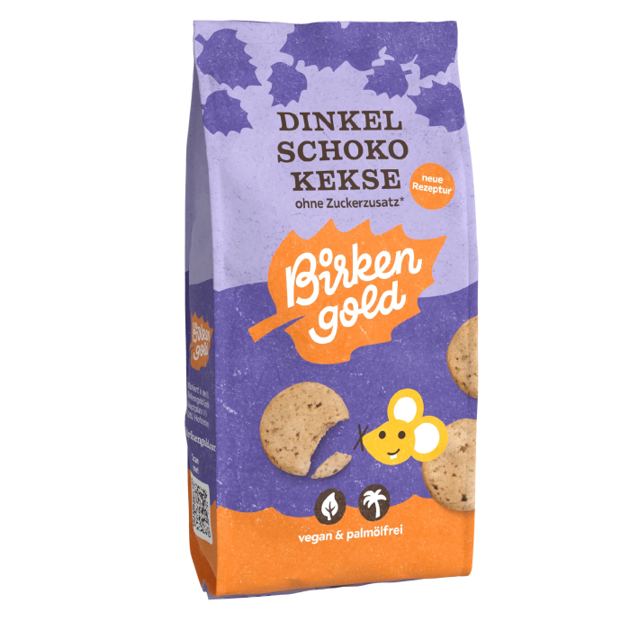 Biscuiți din ovăz cu ciocolată 125g Birkengold [2]