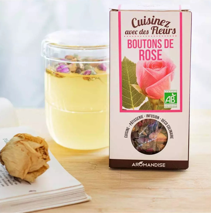 Boboci de trandafir - uz culinar bio 30 g Aromandise [4]