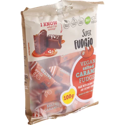 Caramele - aromă caramel sărat bio 100g Super Fudgio [2]