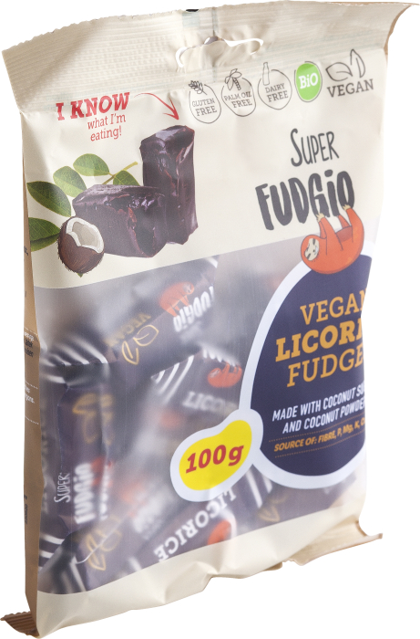 Caramele - aromă lemn-dulce bio 100g Super Fudgio [2]