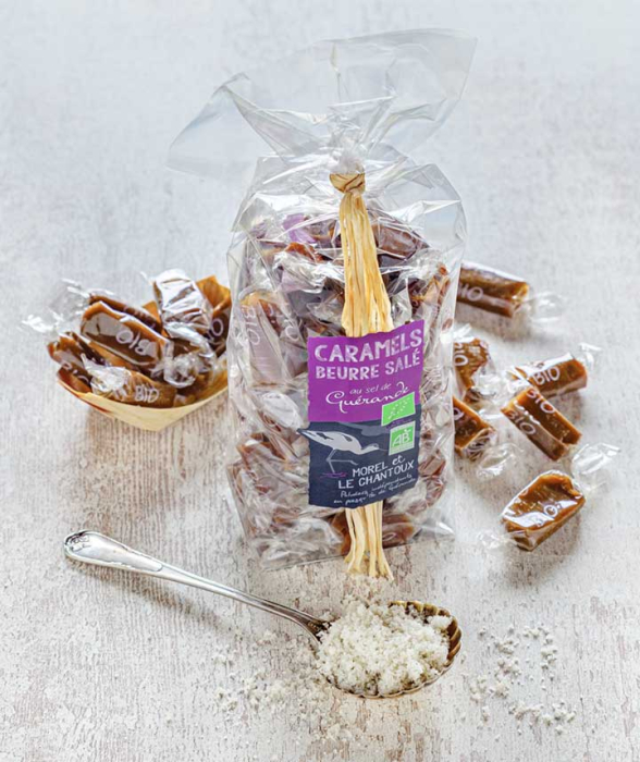 Caramele cu sare de mare bio 180 g Morel et Le Chantoux [2]