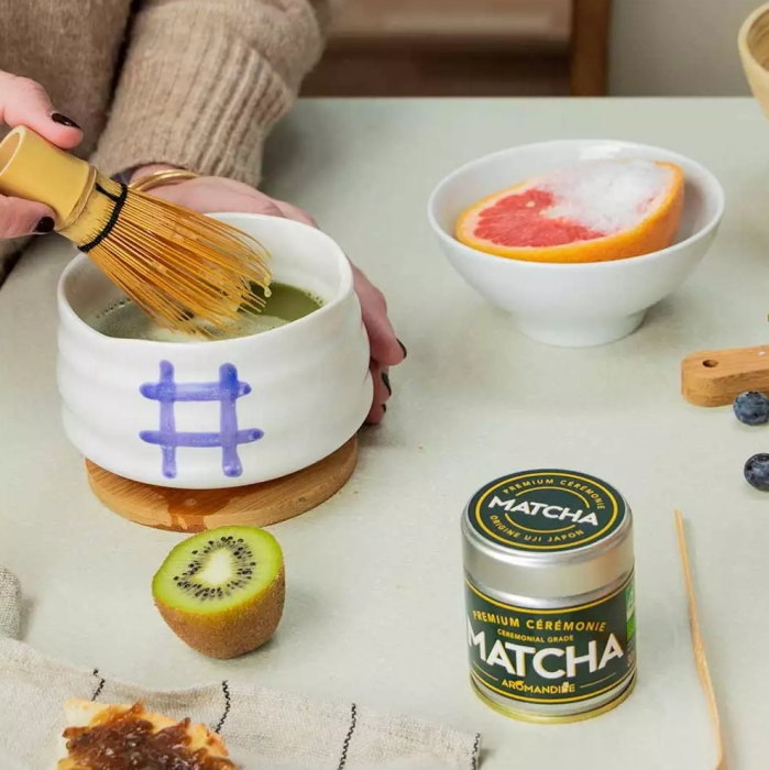 Ceai matcha premium, grad ceremonial, bio, 30g, Aromandise [4]