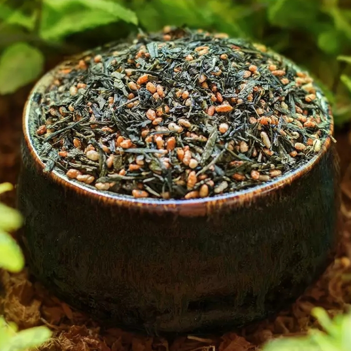 Ceai verde cu orez genmaicha bio 100 g Aromandise [2]