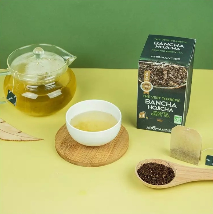 Ceai verde prăjit bancha hajicha bio 18dz x 2g 36g Aromandise [5]