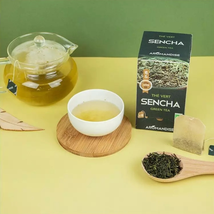 Ceai verde sencha bio 18 dz x 2 g 36 g Aromandise [4]