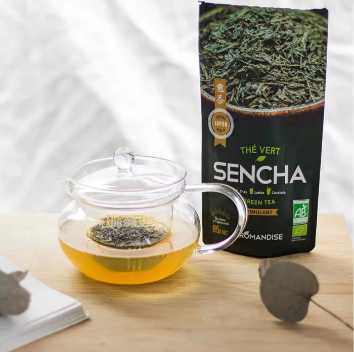 Ceai verde sencha bio 85 g Aromandise [5]