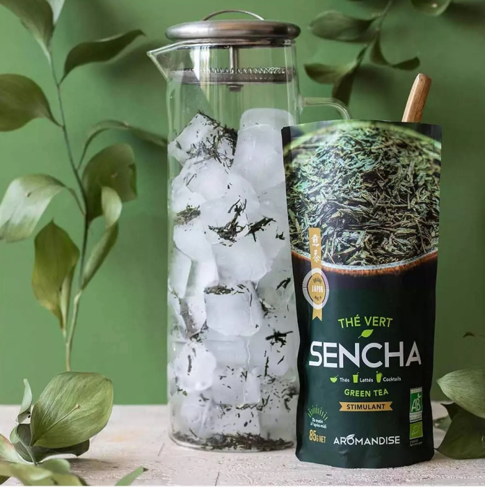 Ceai verde sencha bio 85 g Aromandise [4]