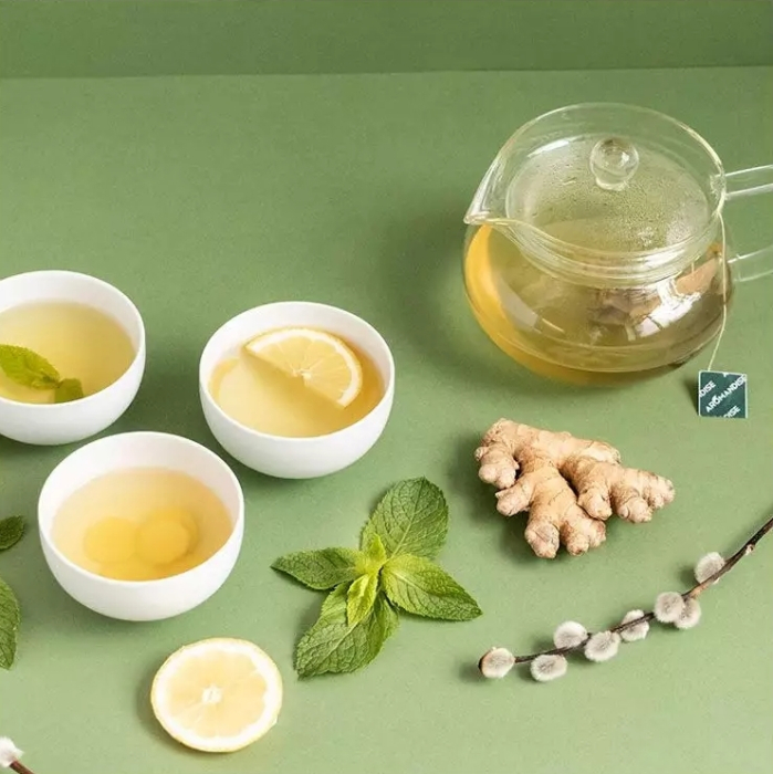 Ceai verde sencha cu ghimbir bio 18 dz x 2 g 36 g Aromandise [2]