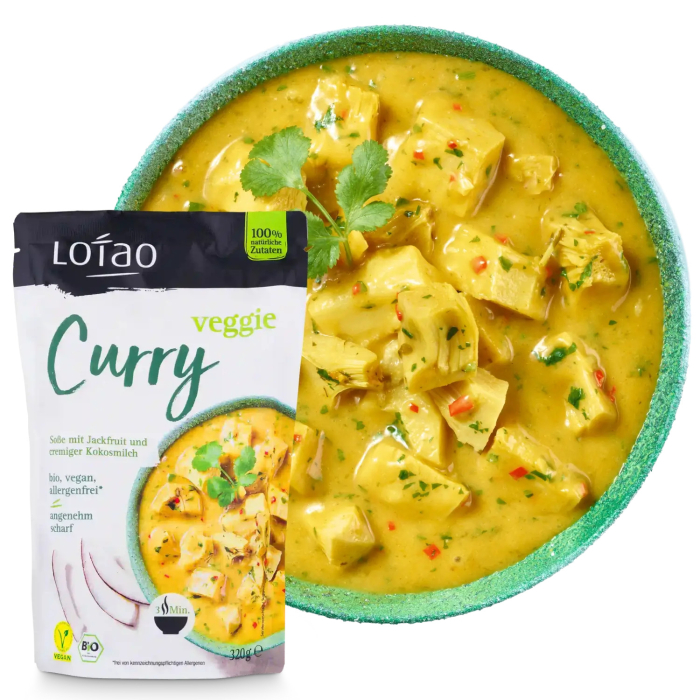 Curry cu jackfruit și cocos bio 320g Lotao [3]