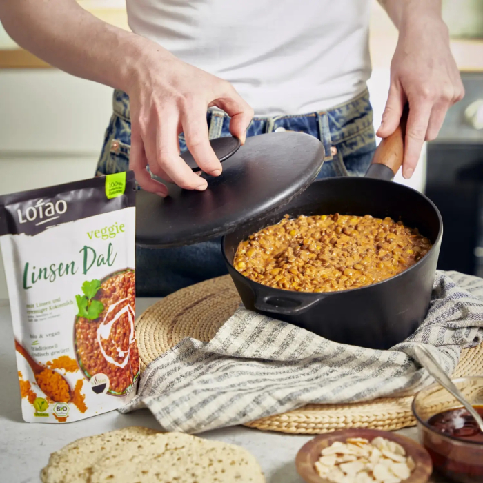 Dal de linte (mâncare indiană) bio 320g Lotao [2]