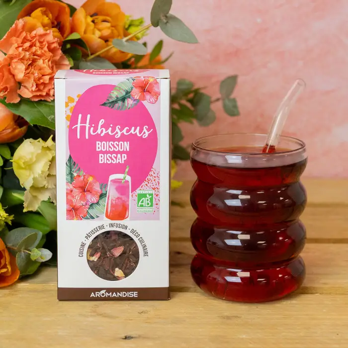 Flori de hibiscus - uz culinar bio 80 g Aromandise [3]