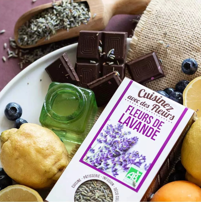 Flori de lavandă - uz culinar bio 40g Aromandise [5]