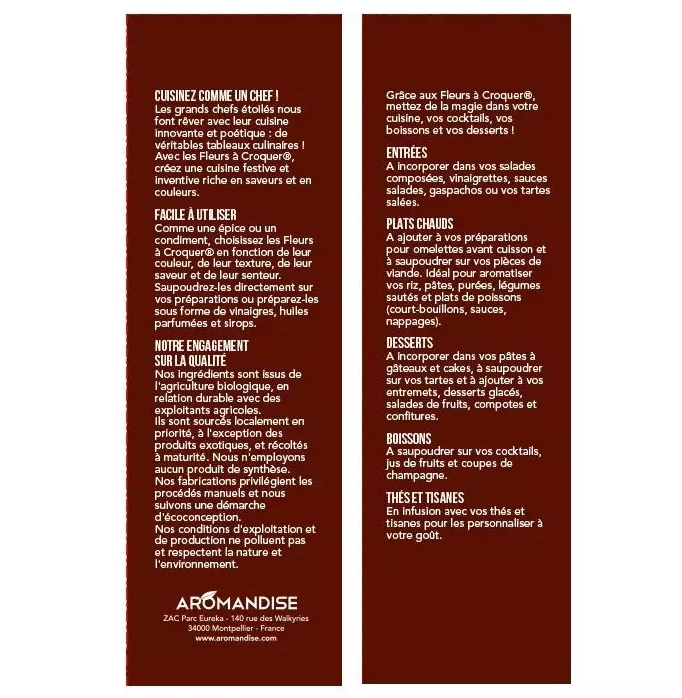 Flori de lavandă - uz culinar bio 40g Aromandise [3]