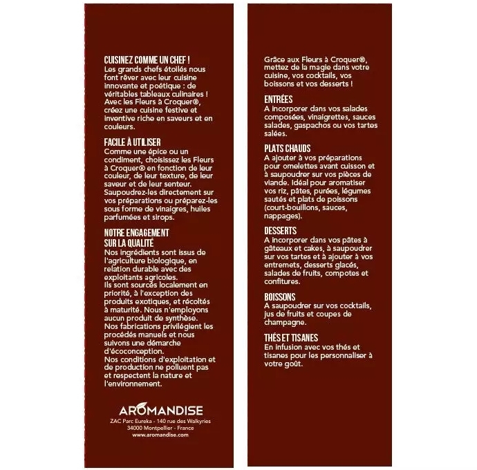 Flori de soc - uz culinar bio 30 g Aromandise [6]