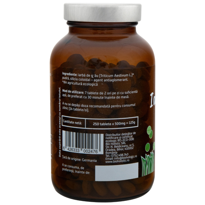 Iarba de grâu bio 250 tablete 125g Obio [3]