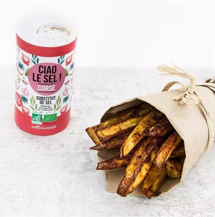 Înlocuitor de sare grunjoasă bio 70g Aromandise [6]