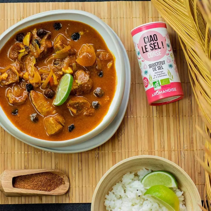 Înlocuitor de sare grunjoasă bio 70g Aromandise [5]