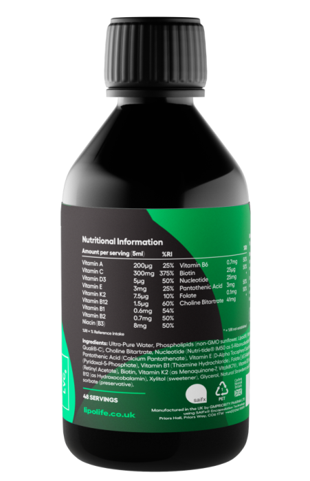 LVC5 - Multivitamin - complex de vitamine lipozomale 240 ml Lipolife [3]