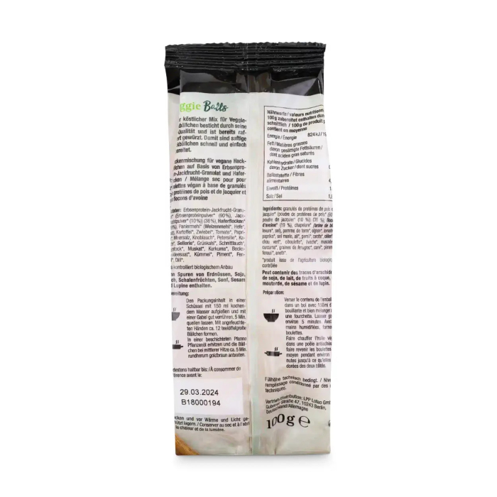 Mix pentru chiftele bio 100 g Lotao [3]