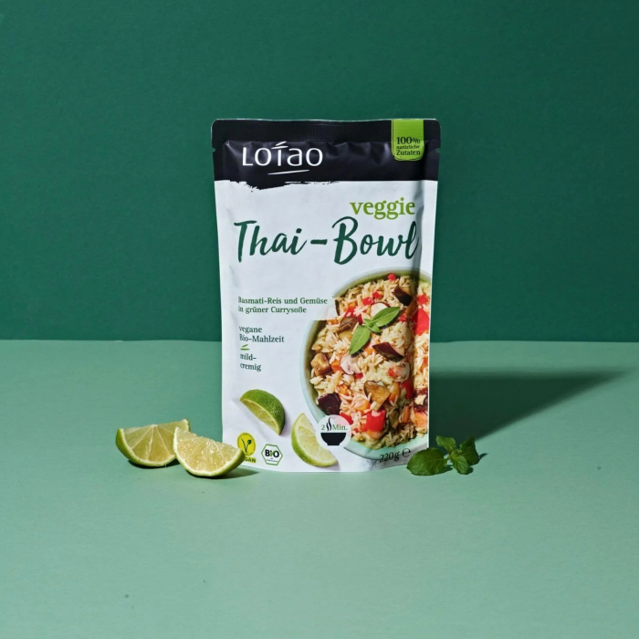 Orez basmati cu legume și curry verde bio 220g Lotao [6]