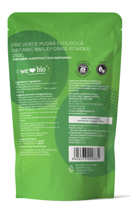 Orz verde pudră bio 250g Obio [2]