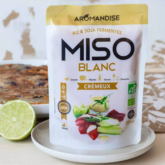 Pastă miso albă bio 250g Aromandise [5]