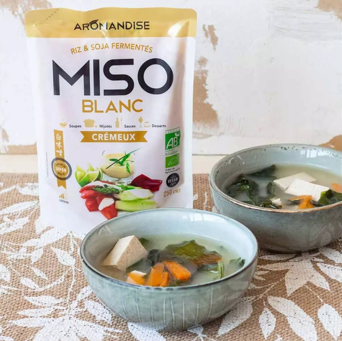 Pastă miso albă bio 250g Aromandise [2]