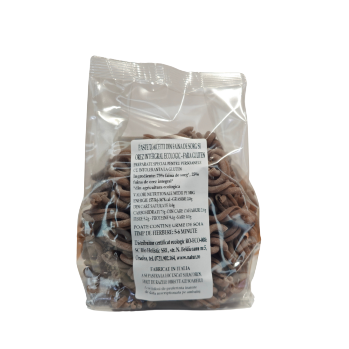 Paste cu făină de sorg bio 250g Nutracentis [2]