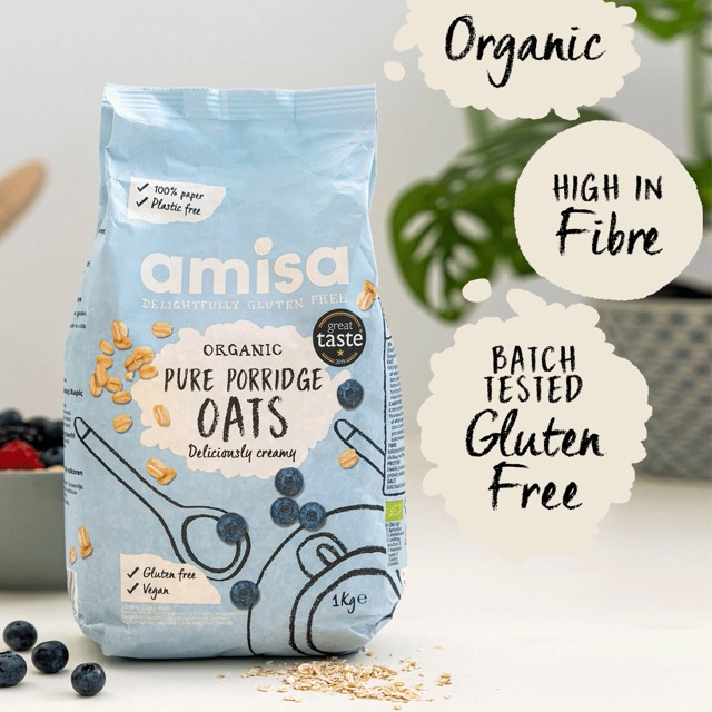 Porridge din ovăz bio 1 kg Amisa [2]