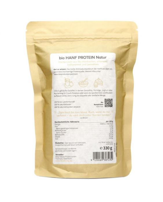 Proteina din cânepă bio 330g Medihemp [2]
