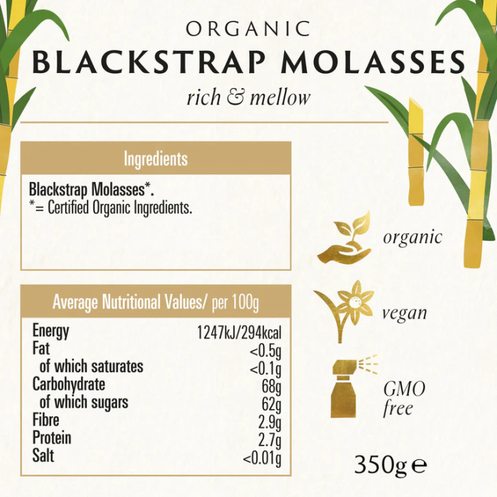 Sirop de melasă blackstrap bio 350g Biona [2]