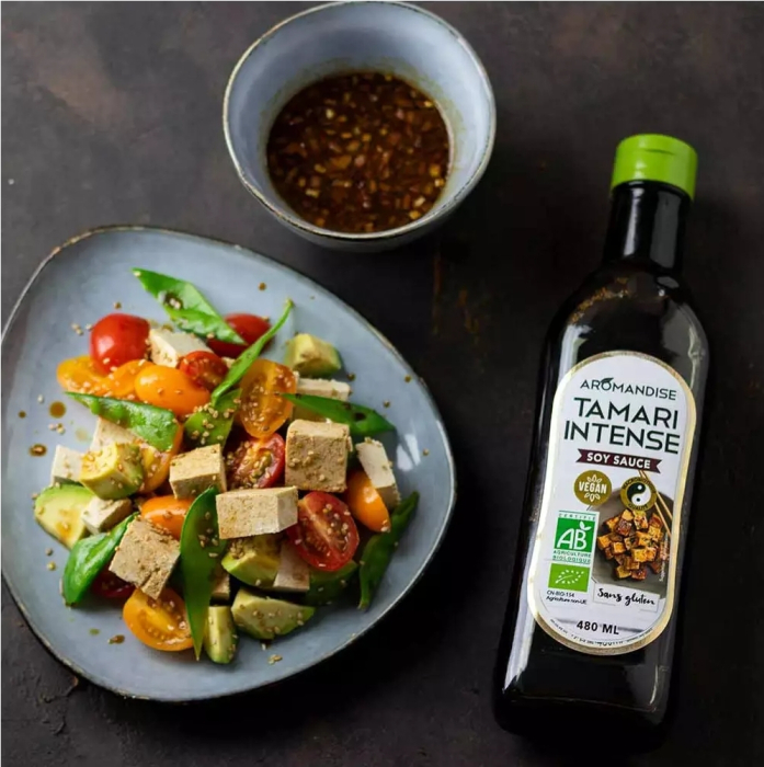 Sos de soia tamari intens bio 480 ml Aromandise [3]