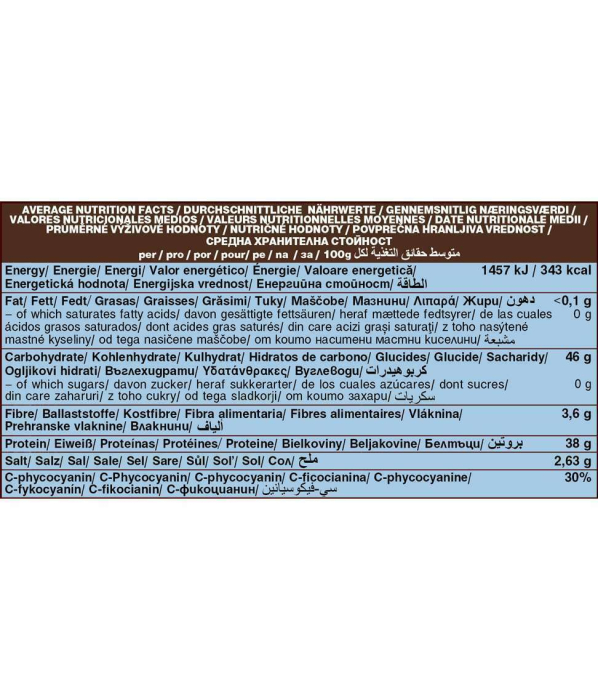 Spirulină albastră pulbere bio 75g Dragon Superfoods [2]