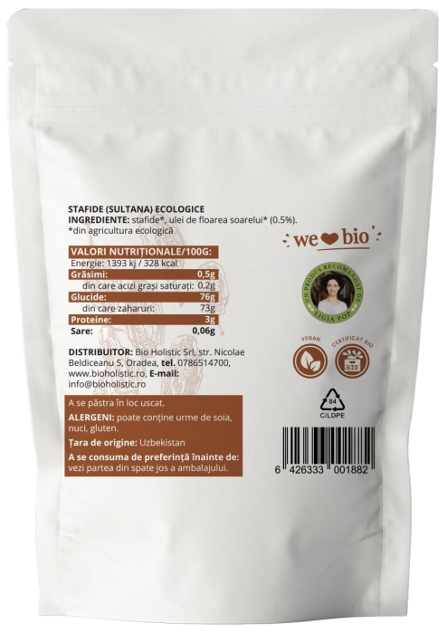 Stafide bio 250 g Obio [2]