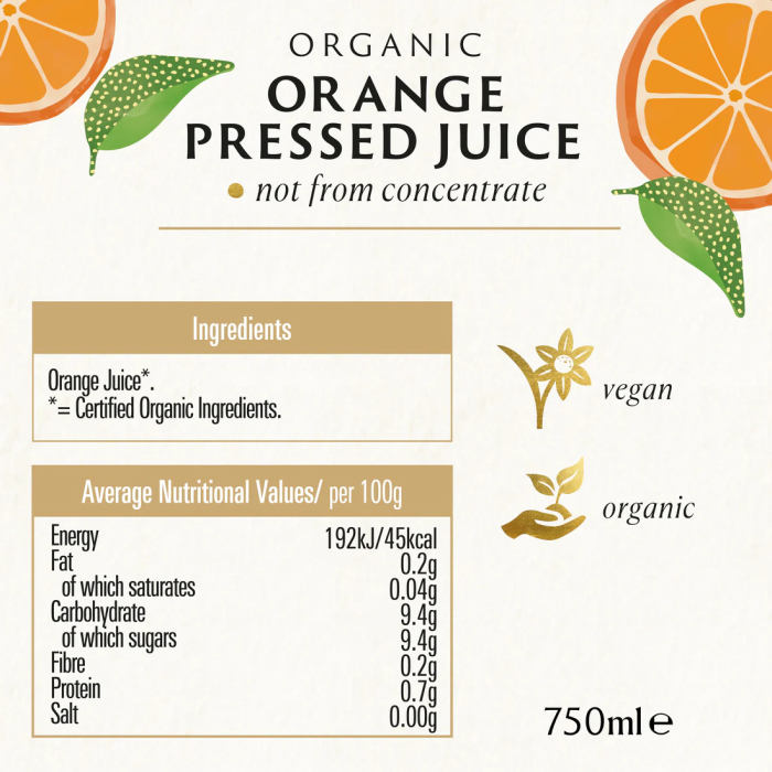 Suc de portocale bio 750 ml Biona [3]