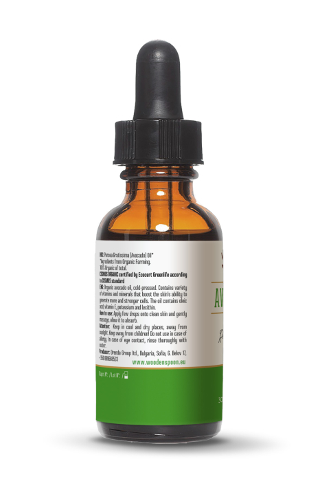 Ulei de avocado ecologic 30 ml Wooden Spoon [2]