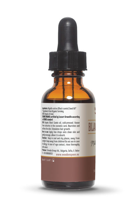 Ulei de chimen negru ecologic 30 ml Wooden Spoon [3]