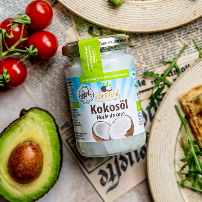 Ulei de cocos premium presat la rece, bio, 200 ml, Dr. Goerg [4]