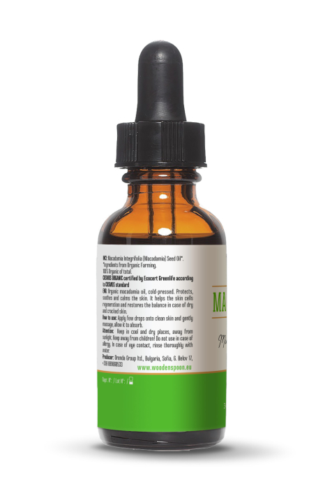 Ulei de macadamia ecologic 30 ml Wooden Spoon [3]