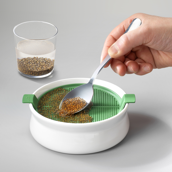 Vas de ceramică cu sită pentru germinarea semințelor mucilaginoase Germline [4]