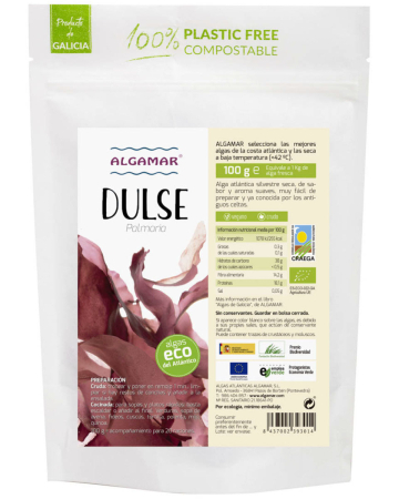 Alge de Mare și Derivate din Alge - Alge dulse bio 100g Algamar