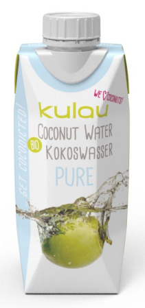 Băuturi - Apă de cocos pură bio 330 ml Kulau