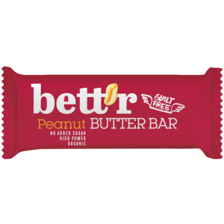 Gustări & Mic Dejun - Baton cu cremă de arahide bio 30g Bettr