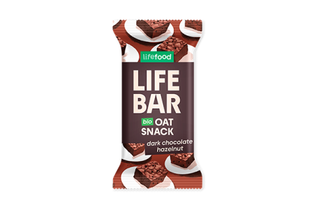 Gustări & Mic Dejun - Baton de ovăz brownie bio 40g Lifebar