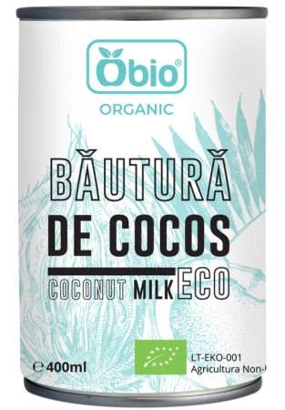Băuturi - Băutură de cocos bio 400 ml Obio