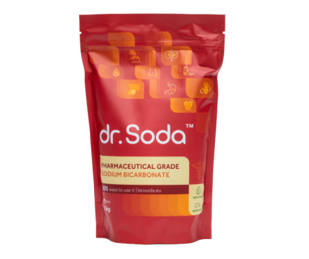 Pulberi și Superalimente - Bicarbonat de sodiu – grad farmaceutic 1 kg Dr. Soda